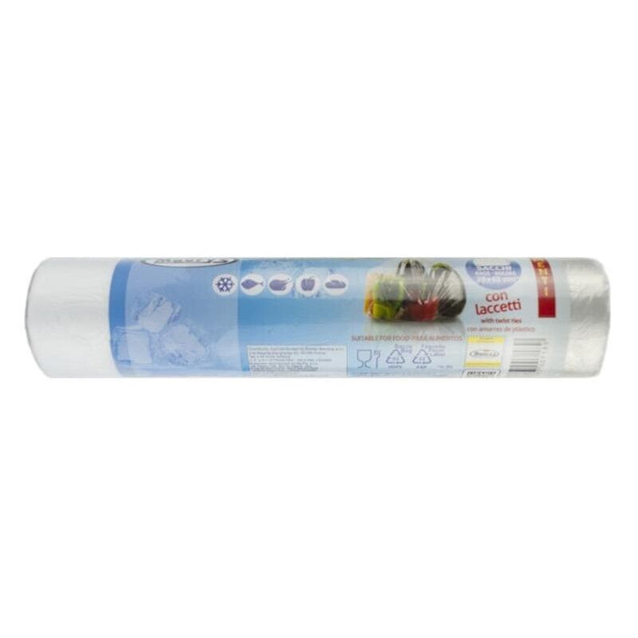 KIT SET 4 PZ MAURY'S SACCHETTI ALIMENTI FRIGO 300 PZ 28 X 42 CM EXTRA RESISTENTI