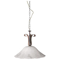 AMBRA LAMPADARIO A SOSPENSIONE E27 CON 1 LUCE DIAMETRO DA 50 CM