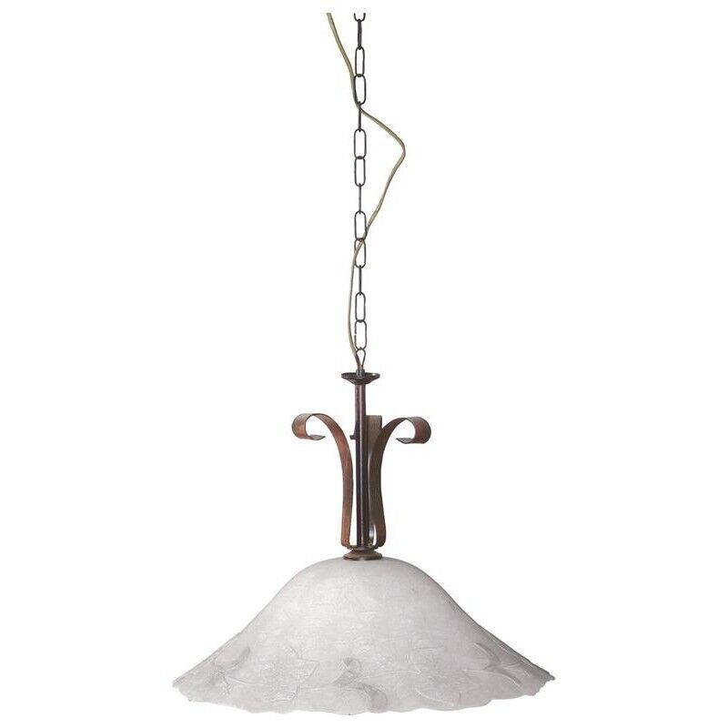 AMBRA LAMPADARIO A SOSPENSIONE E27 CON 1 LUCE DIAMETRO DA 50 CM