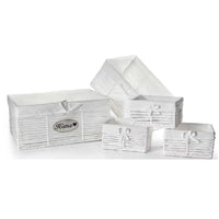 SET 5 CESTE IN TESUTO 44/39/22 CM DI COLORE BIANCO OKX