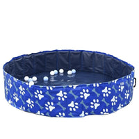 PISCINA RIGIDA PER CANI TAGLIA GRANDE 65KG IN PLASTICA ANTISCIVOLO BLU 140X30 CM