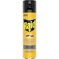 RAID INSETTICIDA SPRAY ELIMINA VESPE E CALABRONI PER USO INTERNO AZIONE RAPIDA PER SPRUZZO DIRETTO 400 ML