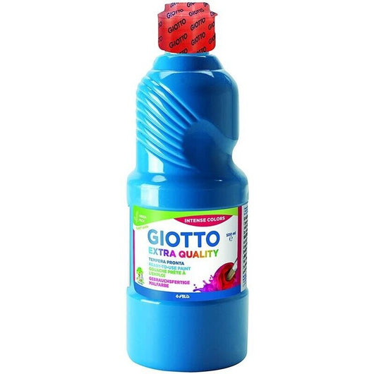 GIOTTO TEMPERA 1000ML CIANO LAVABILE SENZA GLUTINE