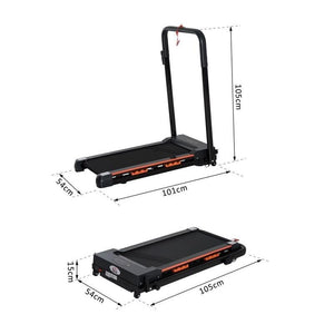 TAPIS ROULANT ELETTRICO PIEGHEVOLE SALVASPAZIO CON TELECOMANDO