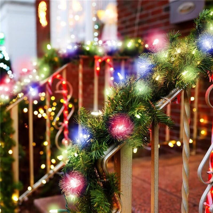 HIGH TECH FILO CATENA DA 100 LED 10 METRI MULTICOLOR CON TELECOMANDO