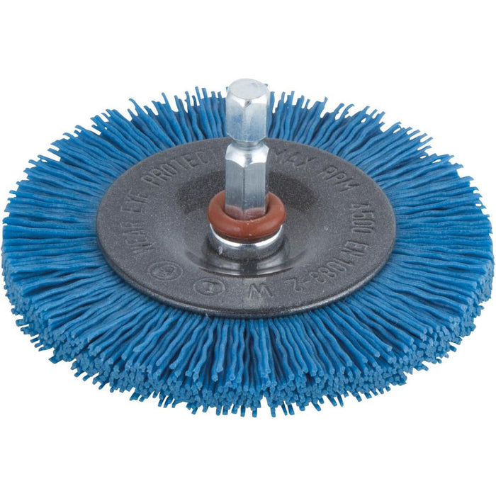 Spazzola in Nylon a Disco da Legno Delicata per Trapano Wolfcraft