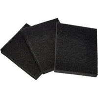 Set Spugne Abrasive per Legno Plastica Carrozzeria 60 120 180 Wolfcraft