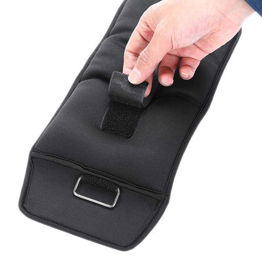 Kit 2 Pesi Allenamento Fitness 3KG Regolabili per Polsi e Caviglie Nero