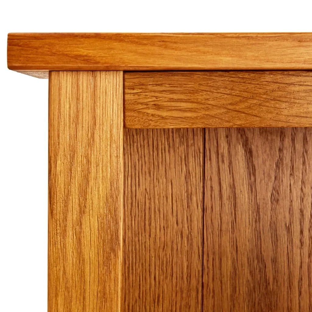 Libreria a 3 Ripiani 70x22,5x82 cm in Massello di Rovere 244468