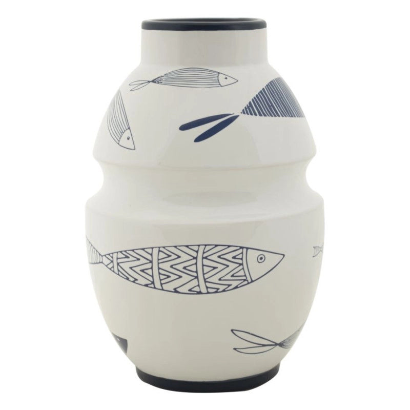 Vaso Ceramica Amica Fish cm ø 15x24