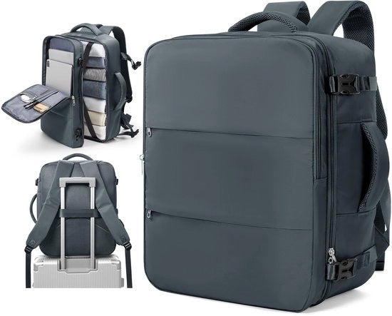 Borsa da viaggio grande per donne, valigetta a mano Ryanair 40x20x25 valigetta a mano sotto il sedile Easyjet valigetta a mano borsa da viaggio per volo borsa da viaggio per laptop compatibile con 14 pollici impermeabile