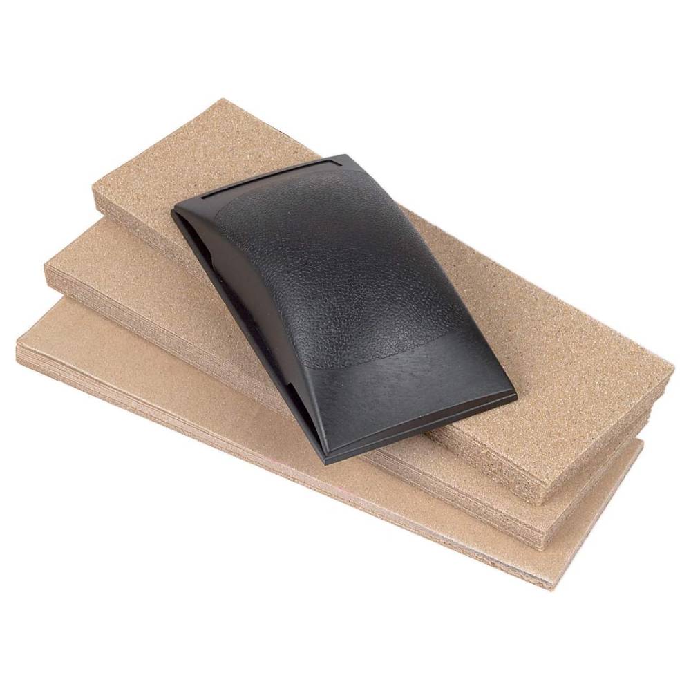 Set per Carteggiare  1 Tampone 50 Strisce Abrasive Levigatura Wolfcraft