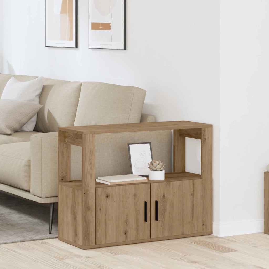 Credenza rovere artigianale 80 x 30 x 60 cm Legno multistrato