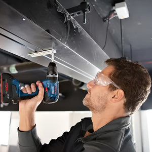 Bosch GSB 18V-55 Trapano Avvitatore a Percussione 18V, 55 Nm, 2 Batterie 4Ah Valigetta L-Case