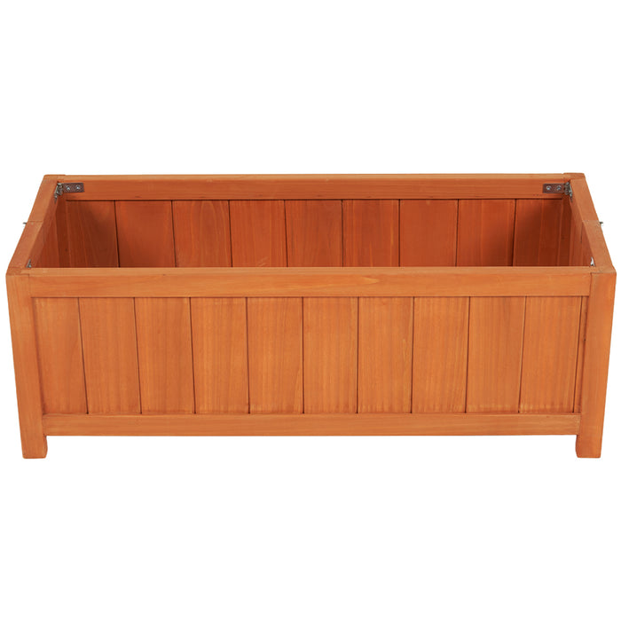 Fioriera in Legno Pieghevole Vaso per Fiori e Piante Esterno Giardino 70x30x25cm