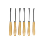 Sgorbie per Legno Scalpelli da Incisione Set da 6 Pz Masidef