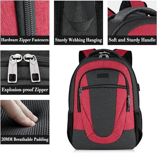 Zaino da viaggio multifunzionale per laptop e scuola