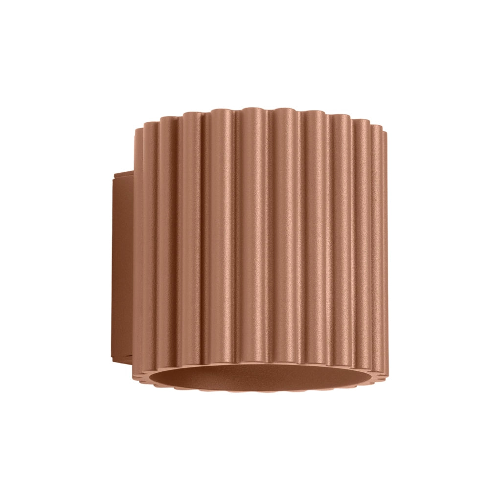 Applique moderna mocca tubo 10cm su-giù G9 10W VISTAO