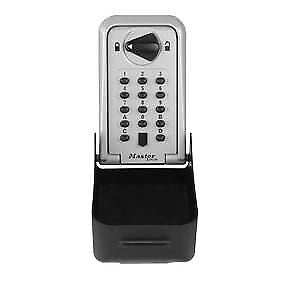 Master Lock 5426EURD Cassetta Portachiavi Certificata con Combinazione Programmabile 16000 Codici Possibili Materiale in Zinco Resistente agli Agenti Atmosferici colore Nero