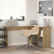 Scrivania Rovere Sonoma 142 x 102 x 73 cm Legno ingegnerizzato 869292