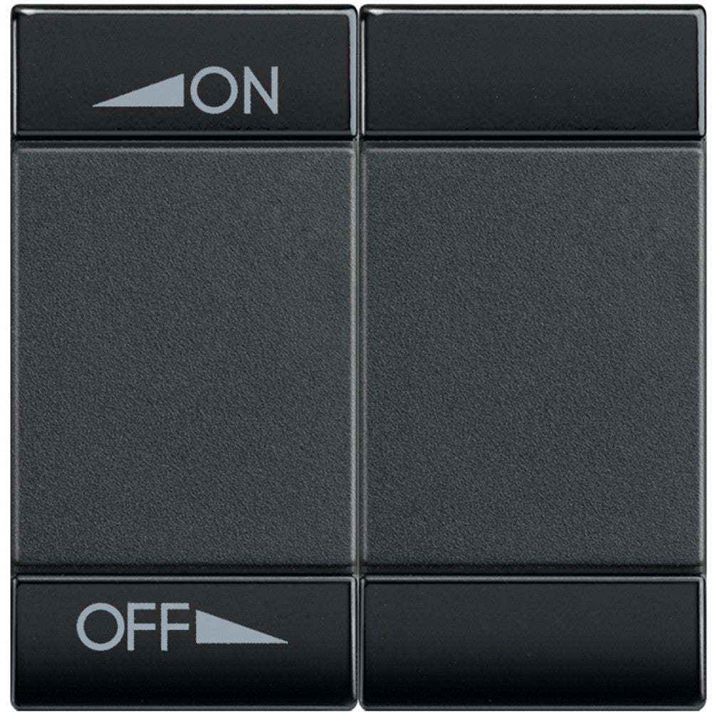 Living Light - Copritasto 2 moduli ON OFF regolazione - L4911M2AIN