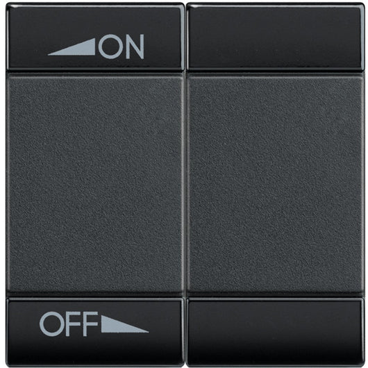 Living Light - Copritasto 2 moduli ON OFF regolazione - L4911M2AIN