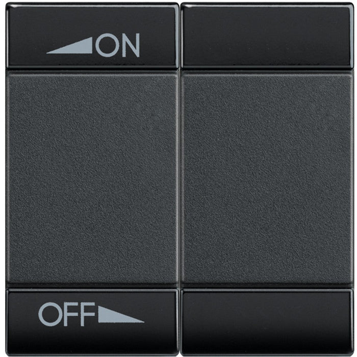 Living Light - Copritasto 2 moduli ON OFF regolazione - L4911M2AIN