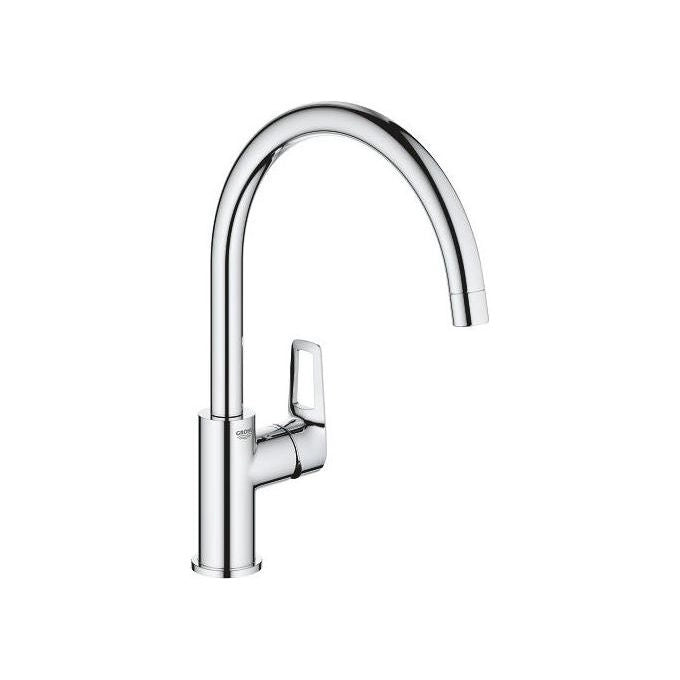 Grohe 31374001 Start Loop Miscelatore Lavello Monocomando Bocca Alta Rotazione 360° QuickFix Plus GROHE Zero colore Cromo