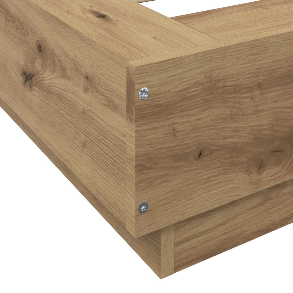 Struttura letto a pavimento Rovere Artigianale 80 x 210 cm 3429706
