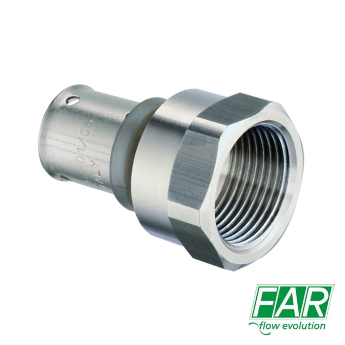 Niplex Raccordo 2 Uscite 1/2" Femmina D.16x2 mm FAR 5901 Per Multistrato