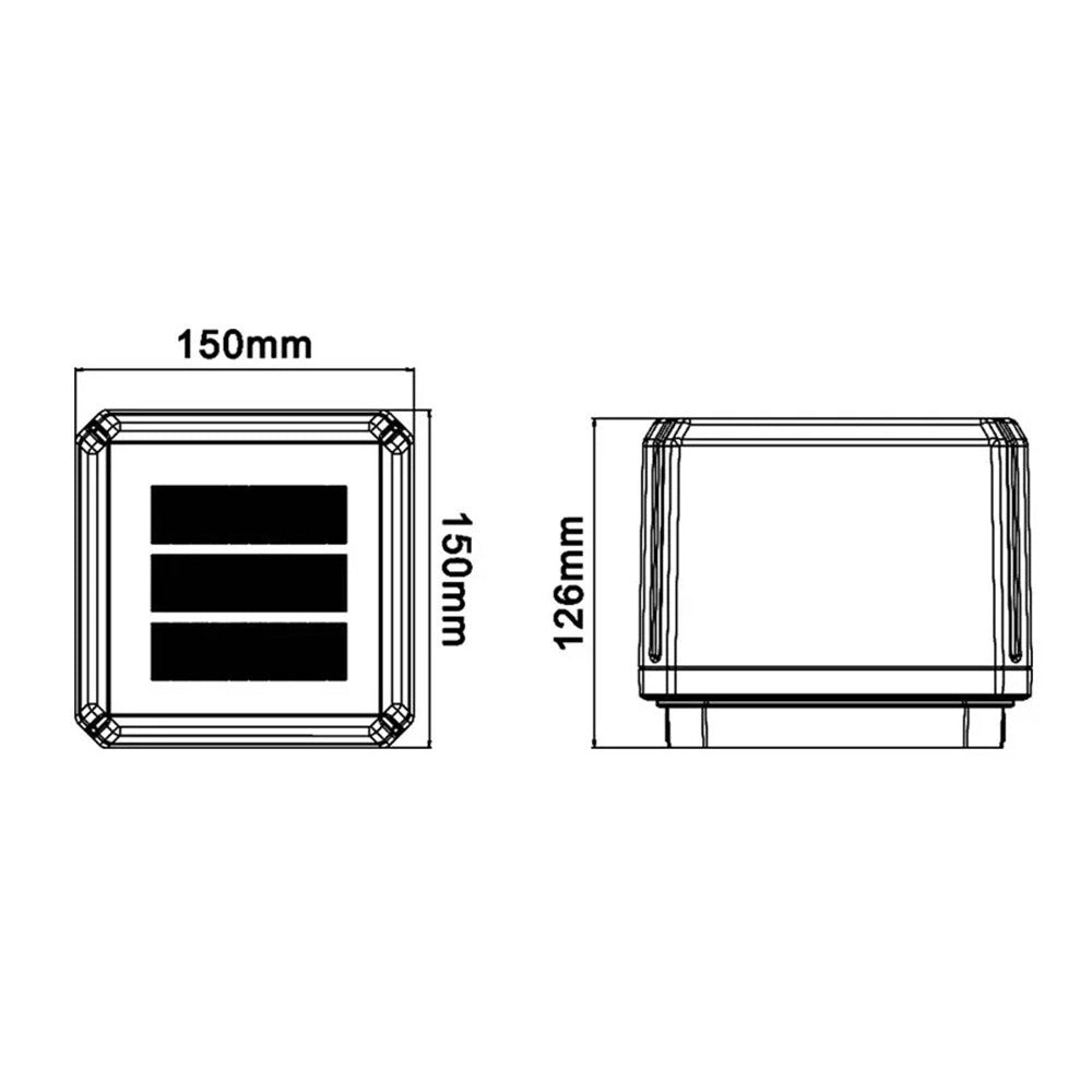 Trade Shop - Lampada Faretto Solare A Led Da Esterno 90lm Cct Calotta Ip65 Da Giardino Viali Zq150-3c -