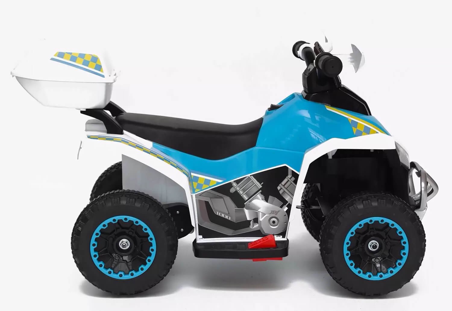 Mini Quad Elettrico per Bambini 6V Kidfun Invictus Bianco