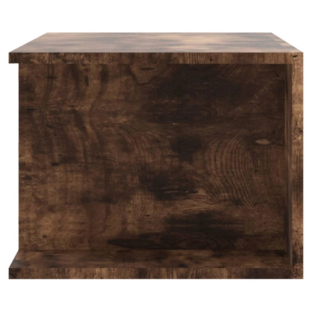 Mobile TV multimediale scaffale TV credenza mobile TV per sala da pranzo soggiorno camera da letto con luci a LED rovere affumicato 90 x 39 x 30 cm marrone 02_0026751