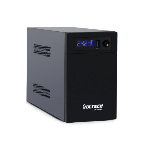 UPS 1000VA GRUPPO DI CONTINUITÀ VULTECH UPS1000VA-LFP LINE INTERACTIVE CON SCHERMO LED - BATTERIA LITIO FERRO FOSFATO LIFEPO4
