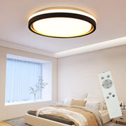 ZMH Lampada da soffitto plafoniera LED dimmerabile telecomando moderna 30 cm per soggiorno corridoio