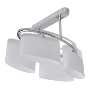 Lampada da Soffitto Ellissoidale Vetro Paralume 4 Lampadine E14 CFW9651396