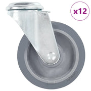Ruote Girevoli con Foro per Bullone 12 pz 100 mm