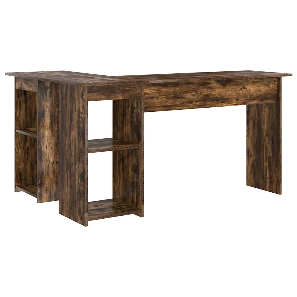 Scrivania Rovere fumé 142 x 102 x 73 cm Legno multistrato 869294
