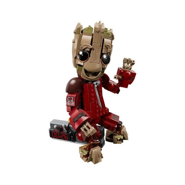 Costruzioni lego 76341 marvel super heroes groot in tuta da ravager