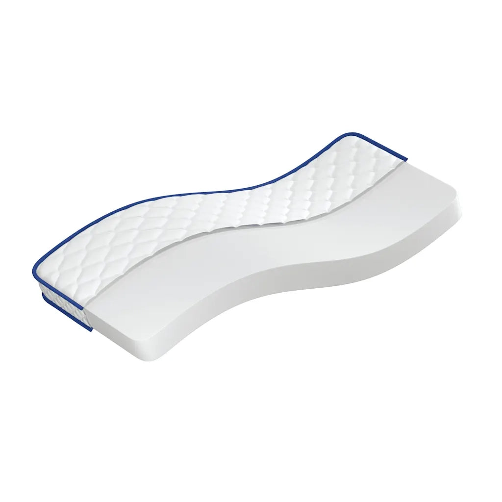 Materasso Viscoelastico Bianco 80x160x17 cm Morbido