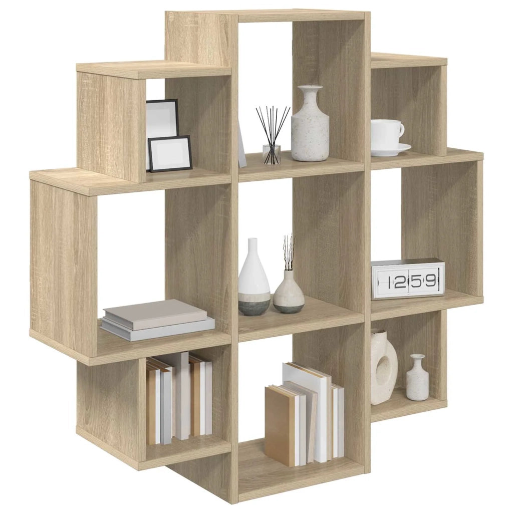 Scaffale da parete Rovere Sonoma 90 x 25 x 90 cm 8012174
