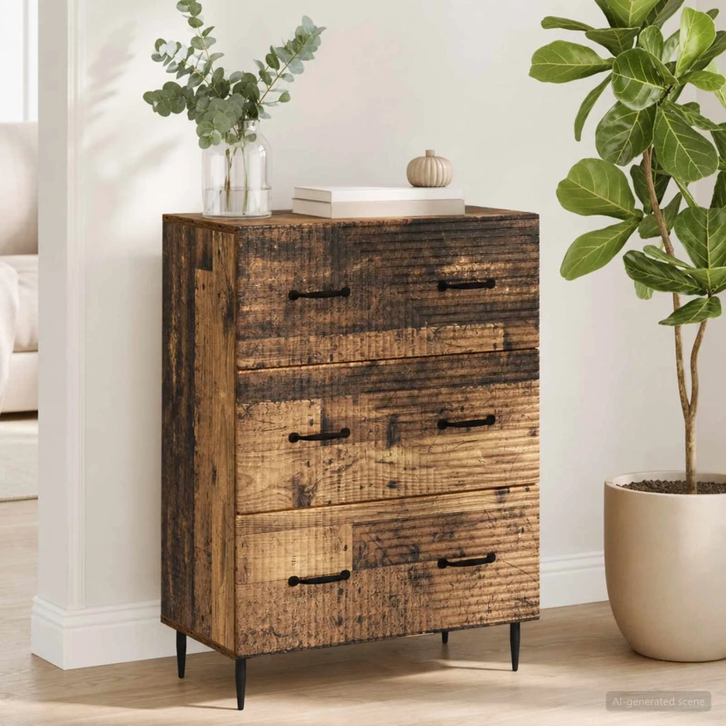 Mobile con Cassetti Legno antico 66 x 34,5 x 89,5 cm 894843
