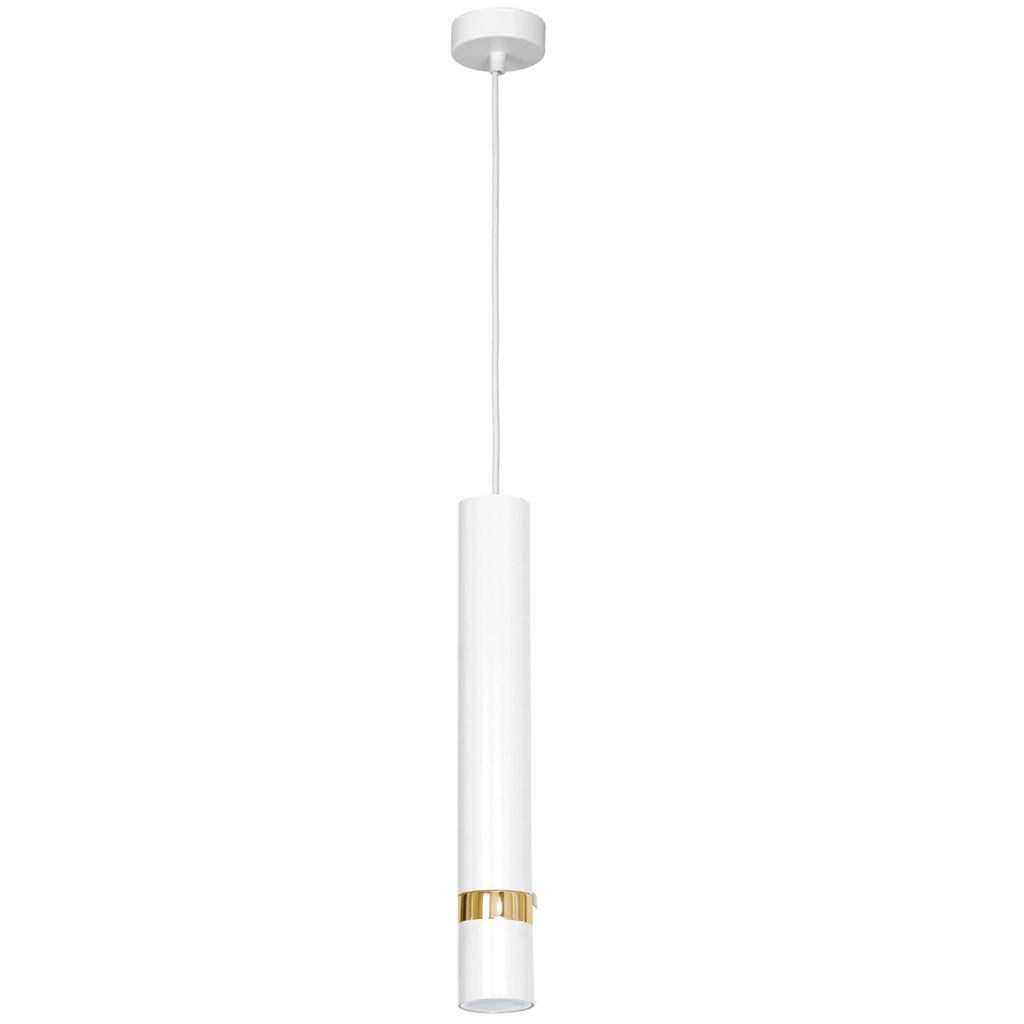 Lampada a sospensione bianca oro Reno Luminex 1xGU10 8W