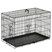Gabbia Cane Trasporto ¨C Zephmum ¨C Nero 60x40x50 cm