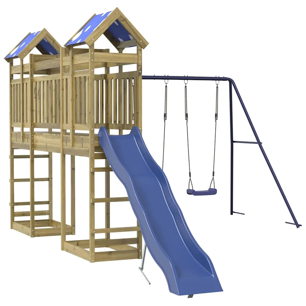 Set da Gioco da Esterno in Legno di Pino Impregnato 3279108
