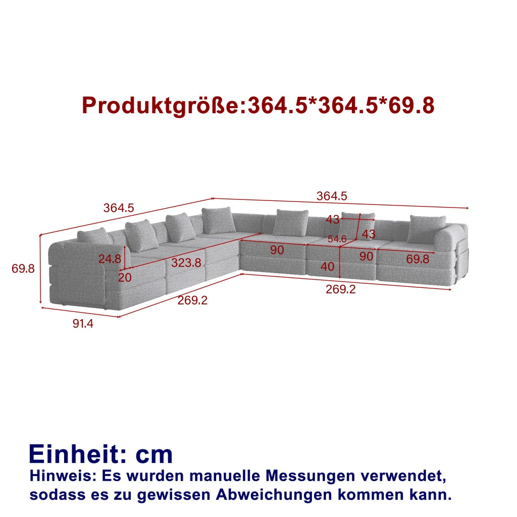 Divano Letto 2 in 1 con Vano Portaoggetti ¨C MINIMAL ¨C Chenille, Struttura Metallo