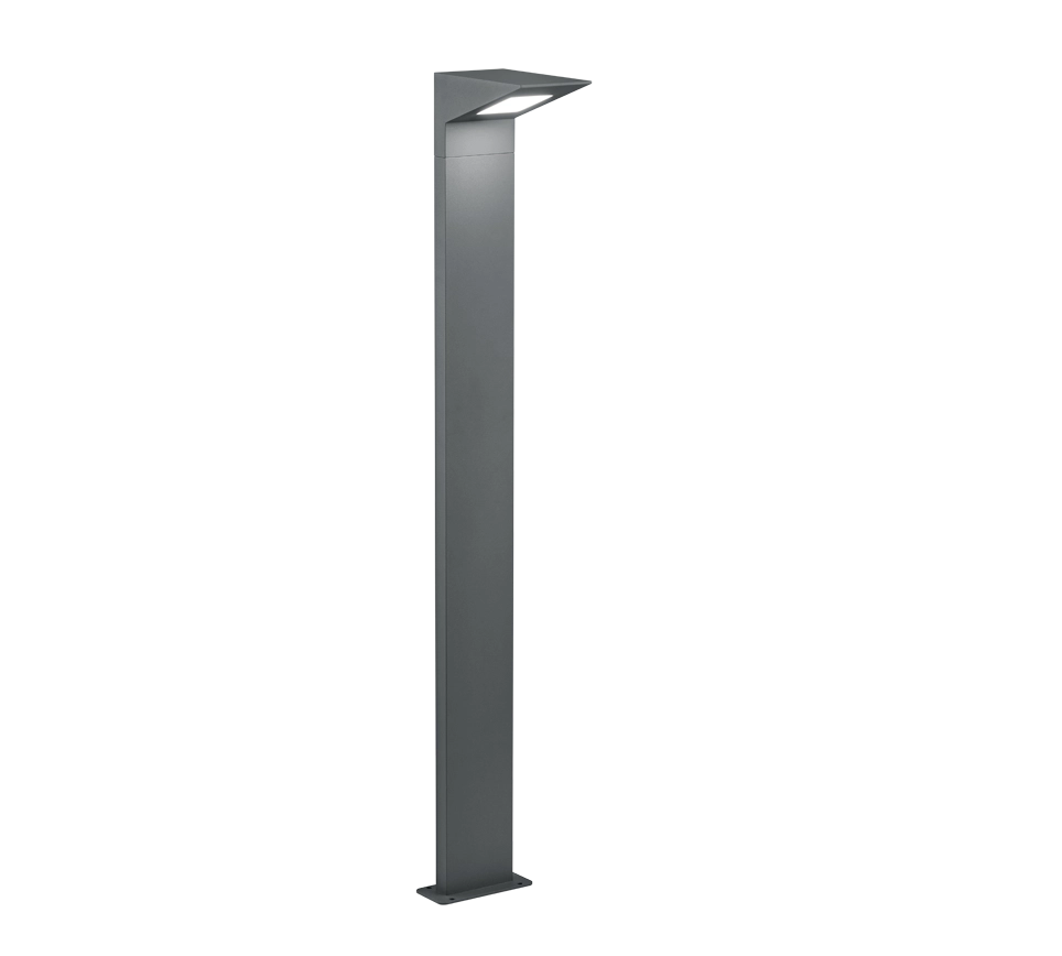 Lampione Esterno Palo Giardino Led Antracite 100 cm Nelson GD Trio