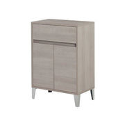 Mobiletto Bagno con Due Ante Rallentate Legno Bianco Rovere Base 60 cm Feridras Colore: Rovere