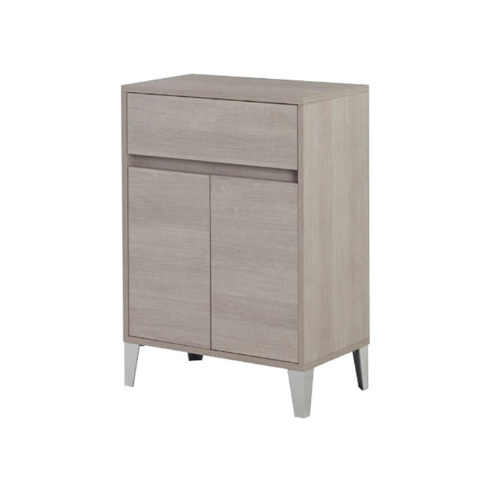 Mobiletto Bagno con Due Ante Rallentate Legno Bianco Rovere Base 60 cm Feridras Colore: Rovere