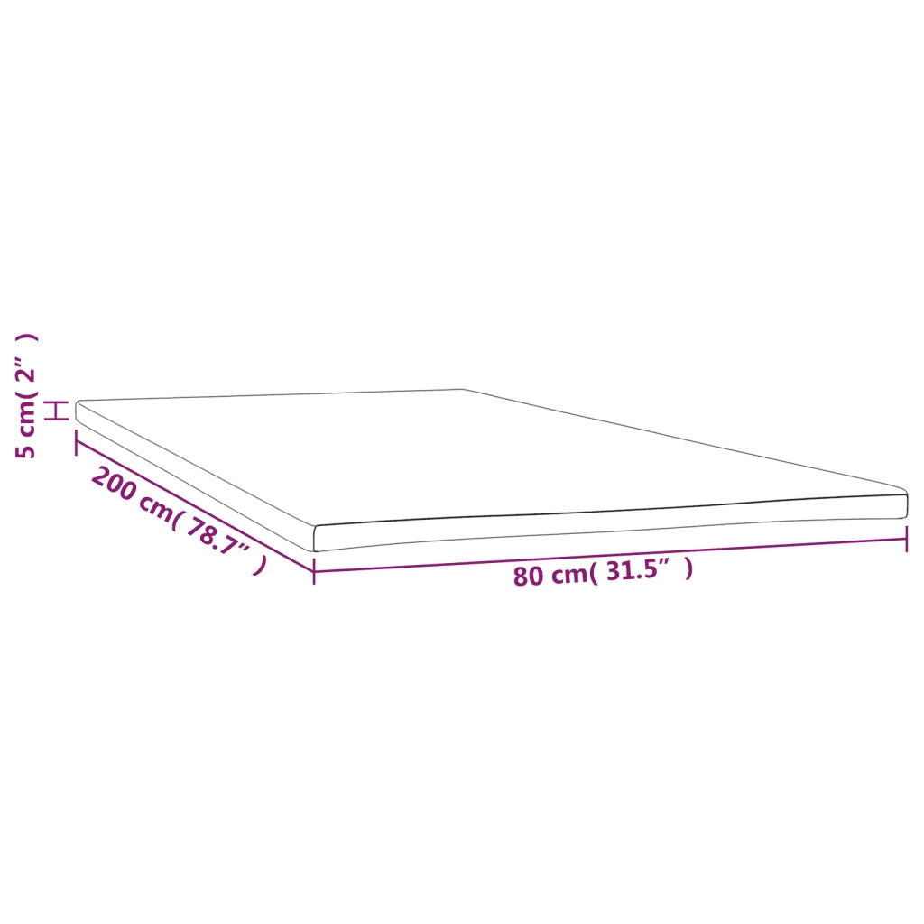 Coprimaterasso 80x200x5 cm CFW2460029